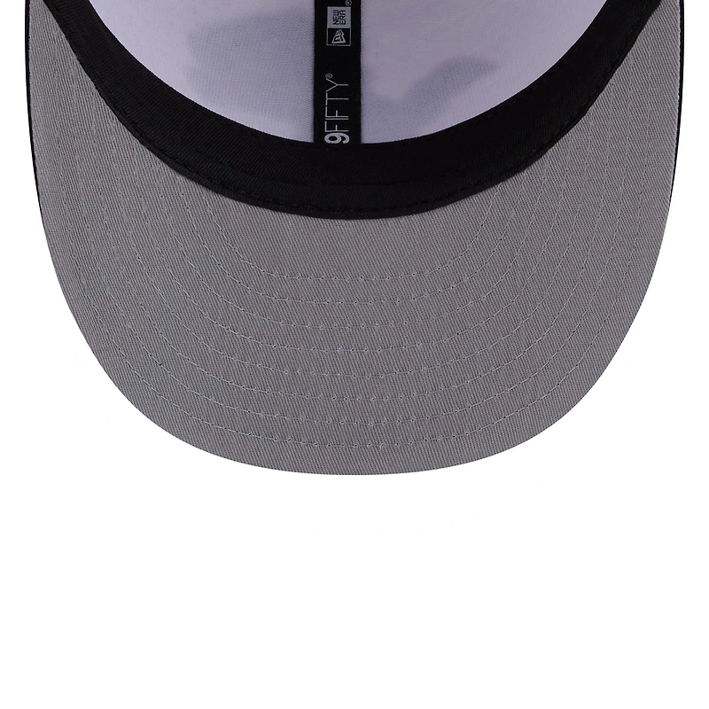 Men's New Era  White/Black Detroit Lions 2026 NFL Draft Pre-Curved 59FIFTY Fitted Hat