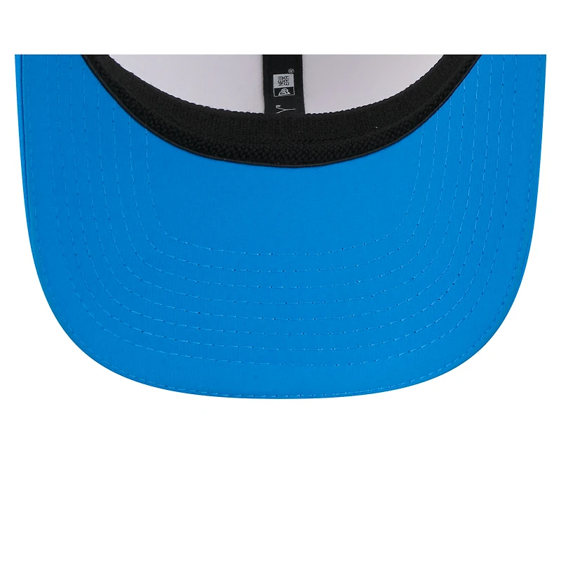 Men's New Era  White/Blue Detroit Lions 2025 NFL Training Camp Throwback Logo 9SEVENTY Adjustable Hat