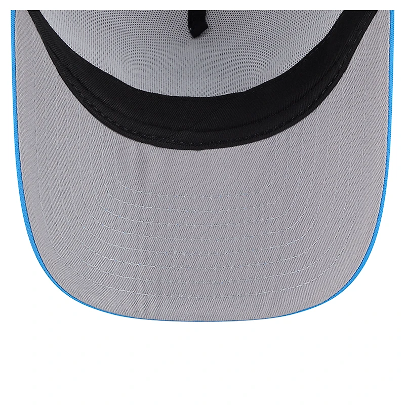 Men's New Era White/Blue Detroit Lions Foodie 9FIFTY A-Frame Trucker Snapback Hat