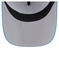 Men's New Era White/Blue Detroit Lions Foodie 9FIFTY A-Frame Trucker Snapback Hat
