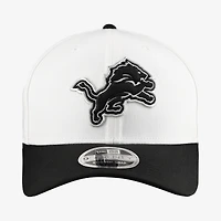 Casquette ajustable New Era blanche Detroit Lions 2026 NFL Draft 9SEVENTY COOLERA pour homme