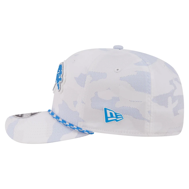 Men's New Era White Detroit Lions Camo Rope 9SEVENTY Adjustable Hat