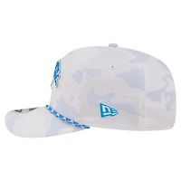 Men's New Era  White Detroit Lions Camo Rope 9SEVENTY Adjustable Hat