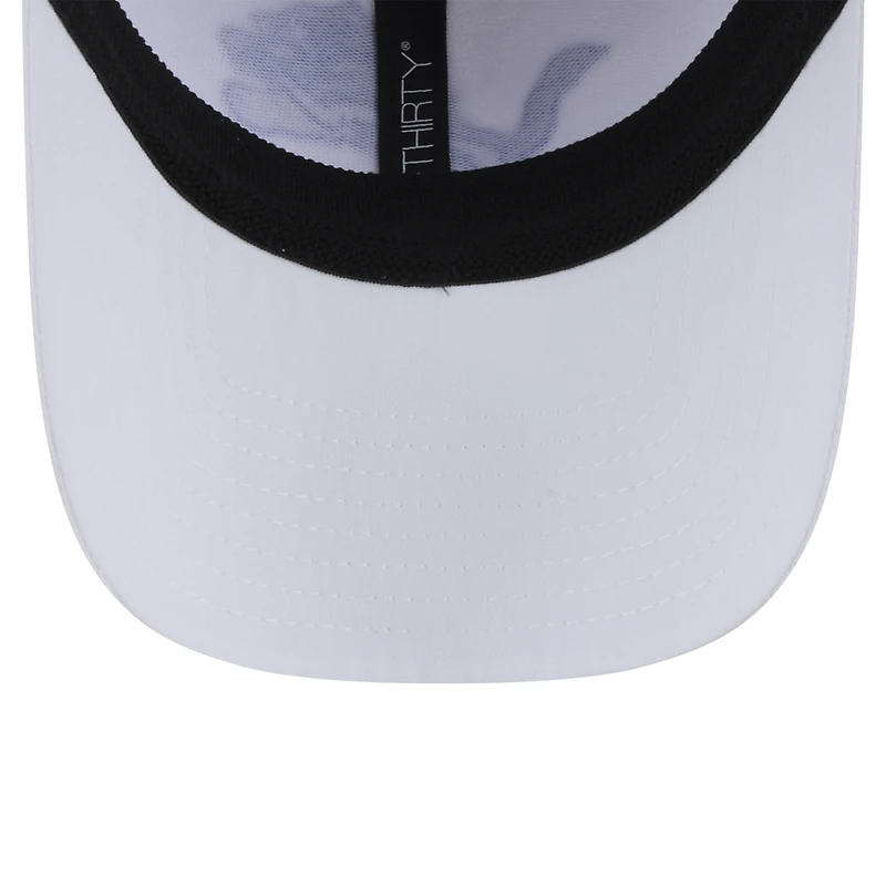 Casquette 39THIRTY Flex blanche Detroit Lions de New Era pour homme
