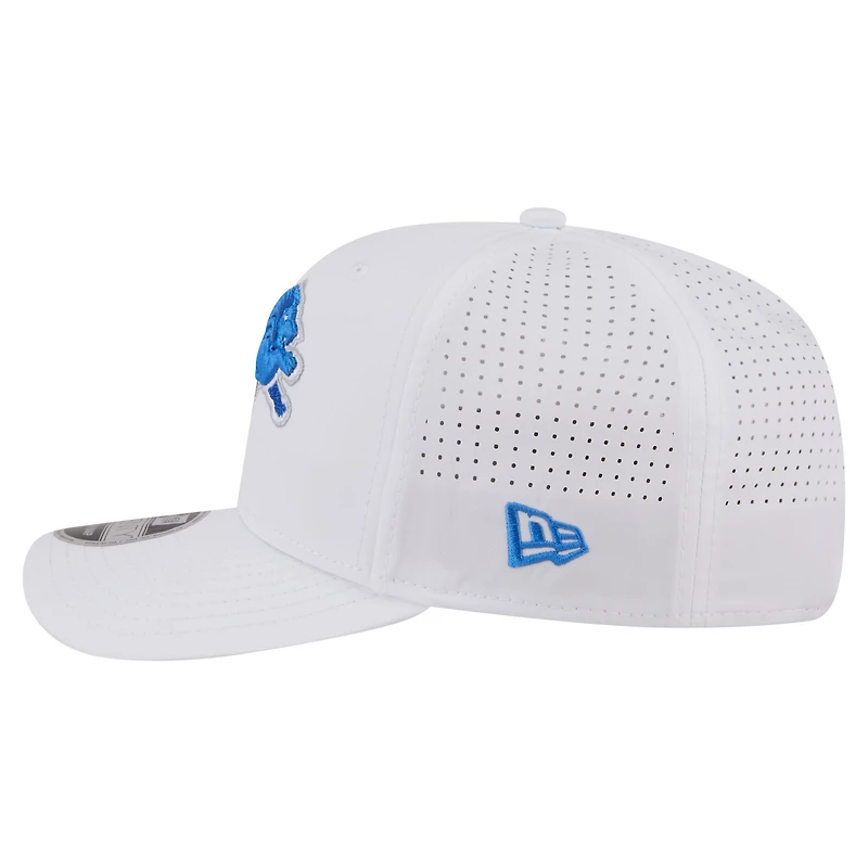 Men's New Era White Detroit Lions Name Plate 9SEVENTY Adjustable Hat