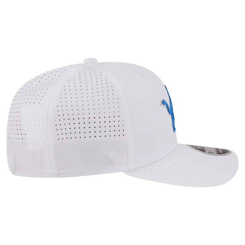Men's New Era White Detroit Lions Name Plate 9SEVENTY Adjustable Hat