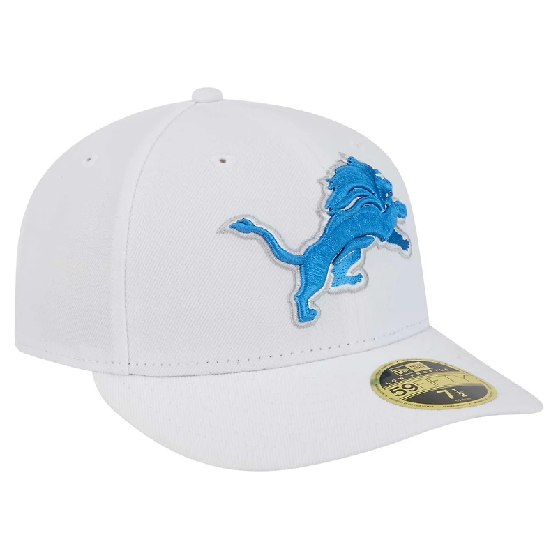 Casquette ajustée à profil bas 59FIFTY des Lions de Detroit Omaha New Era pour homme