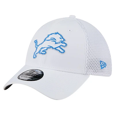 Casquette 39THIRTY Flex blanche des Detroit Lions pour homme de New Era