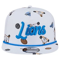 Men's New Era  White Detroit Lions Team Cheer 19TWENTY Snapback Hat