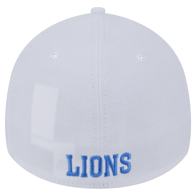 Casquette 39THIRTY Flex blanche Detroit Lions de New Era pour homme