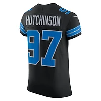Maillot Nike Alternate Vapor F.U.S.E. Elite noir pour homme des Detroit Lions Aidan Hutchinson
