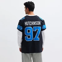 Men's Nike Aidan Hutchinson Black Detroit Lions Alternate Vapor F.U.S.E. Elite Jersey