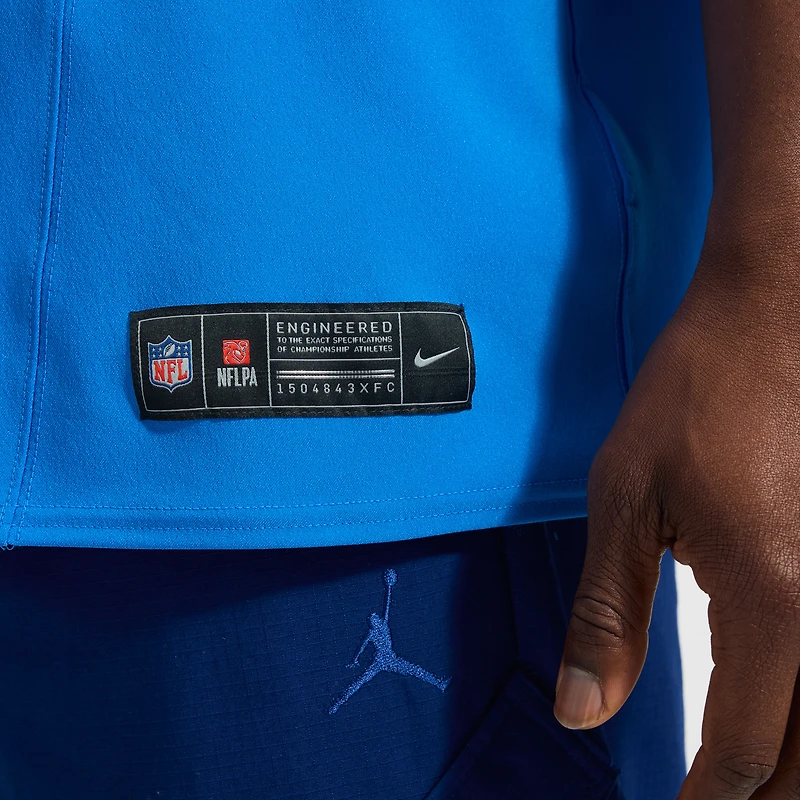Men's Nike Aidan Hutchinson Blue Detroit Lions Alternate Vapor F.U.S.E. Elite Jersey