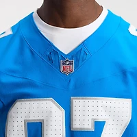 Men's Nike Aidan Hutchinson Blue Detroit Lions Alternate Vapor F.U.S.E. Elite Jersey