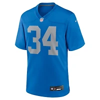 Men's Nike Alex Anzalone  Blue Detroit Lions Alternate Game Jersey