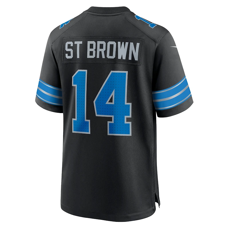 Maillot de match Nike Amon-Ra St. Brown bleu Detroit Lions pour homme