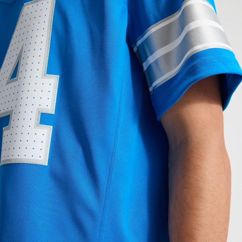 Men's Nike Amon-Ra St. Brown Blue Detroit Lions Vapor F.U.S.E. Stitched Limited Jersey