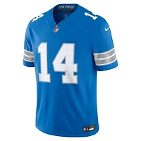 Men's Nike Amon-Ra St. Brown Blue Detroit Lions Vapor F.U.S.E. Stitched Limited Jersey