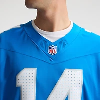 Men's Nike Amon-Ra St. Brown Blue Detroit Lions Vapor F.U.S.E. Stitched Limited Jersey