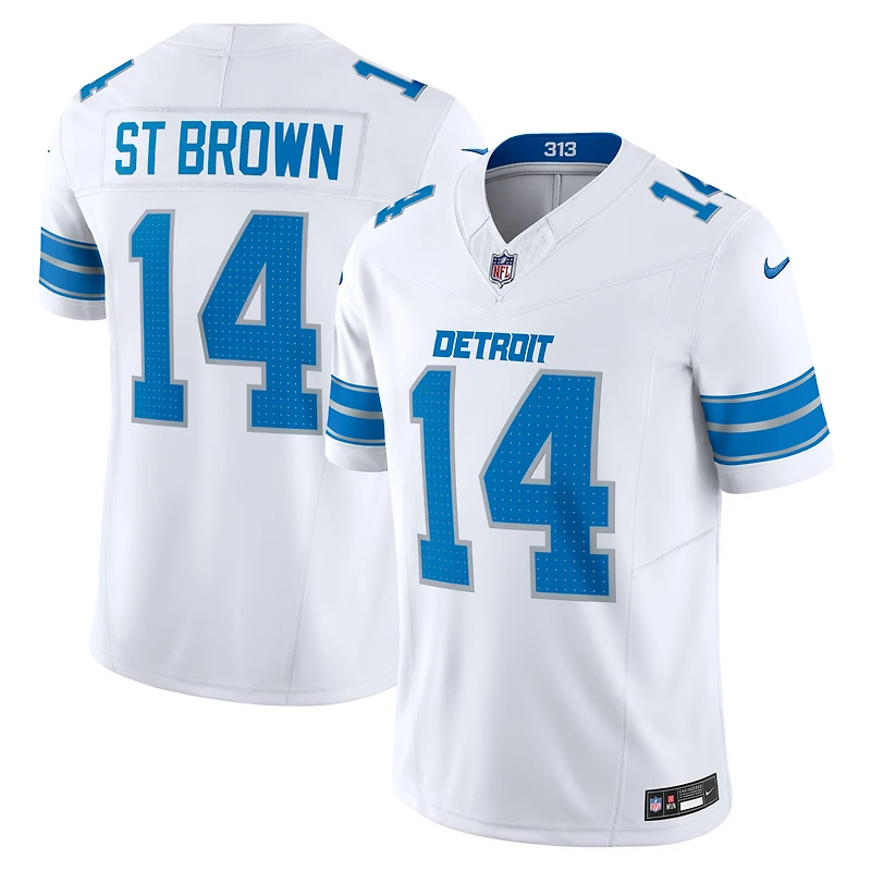 Maillot Nike Amon-Ra St. Brown White Detroit Lions Vapor F.U.S.E. Limited pour homme