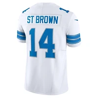 Men's Nike Amon-Ra St. Brown White Detroit Lions Vapor F.U.S.E. Limited Jersey