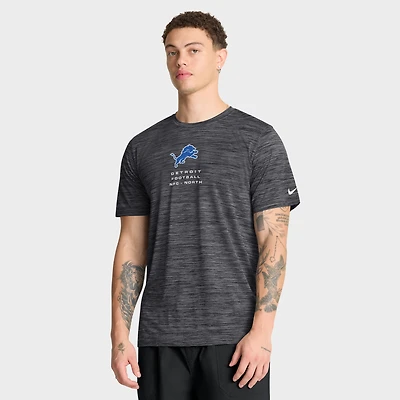 Men's Nike Blue Detroit Lions Velocity Ball Carrier Dri-FIT T-Shirt