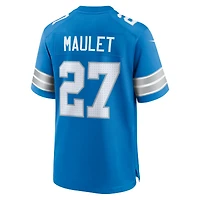 Maillot Nike Arthur Maulet bleu pour homme des Lions de Détroit