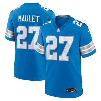 Maillot Nike Arthur Maulet bleu pour homme des Lions de Détroit