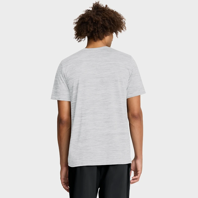 Men's Nike Ash Detroit Lions Velocity Endurance Run Dri-FIT T-Shirt