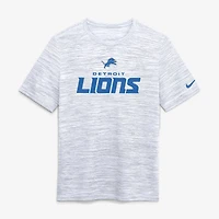 Men's Nike Ash Detroit Lions Velocity Endurance Run Dri-FIT T-Shirt