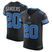 Men's Nike Barry Sanders Black Detroit Lions Alternate Vapor F.U.S.E. Elite Jersey