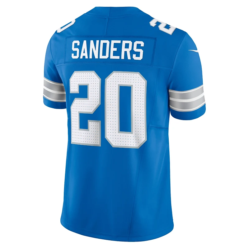 Nike Barry Sanders pour homme Bleu Detroit Lions Vapor F.U.S.E. Maillot limité