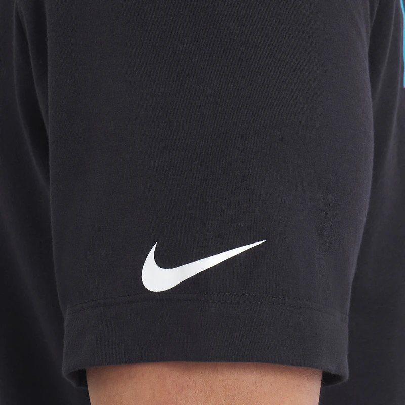 Men's Nike Black Detroit Lions 2025 NFL Crucial Catch Tri-Blend Dri-FIT T-Shirt