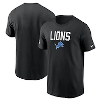 Men's Nike Black Detroit Lions Alt Pack Onside Conversion Performance T-Shirt