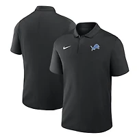 Polo Nike Detroit Lions Dri-FIT Victory noir pour homme