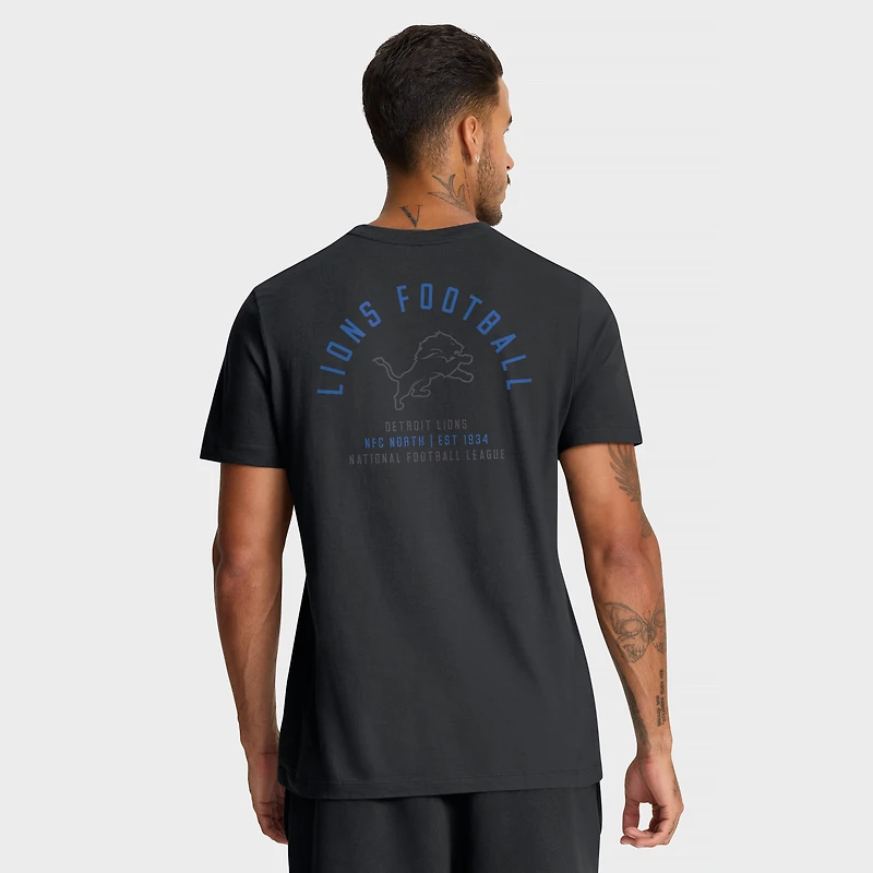 Men's Nike  Black Detroit Lions Essential T-Shirt