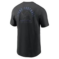 T-shirt Nike Essential Detroit Lions noir pour homme