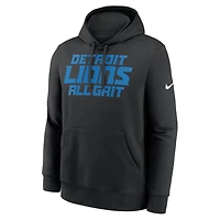 Men's Nike Black Detroit Lions Local Club Hoodie