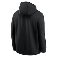 Men's Nike Black Detroit Lions Primetime Club Logo Hoodie