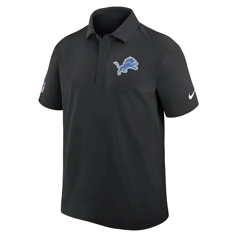 Men's Nike Detroit Lions Sideline Woven Dri-FIT Polo