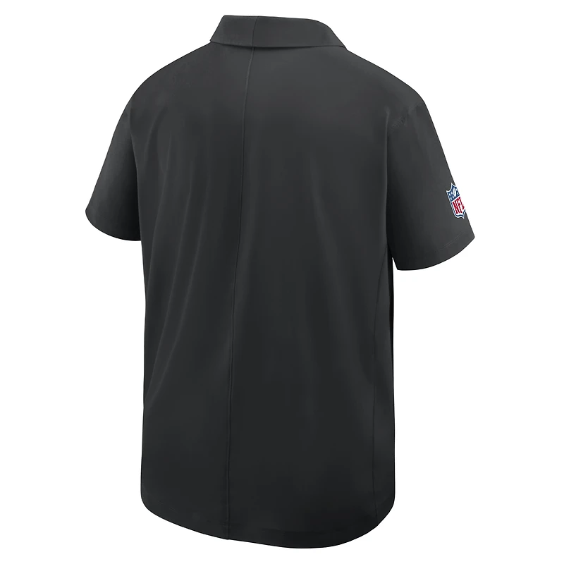 Men's Nike Detroit Lions Sideline Woven Dri-FIT Polo