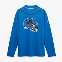 Men's Nike Blue Detroit Lions Alt Dri-FIT Hooded Long Sleeve T-Shirt