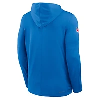 Men's Nike Blue Detroit Lions Alt Dri-FIT Hooded Long Sleeve T-Shirt