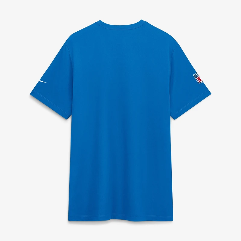 Men's Nike Blue Detroit Lions Alt Legend Small Logo Dri-FIT T-Shirt