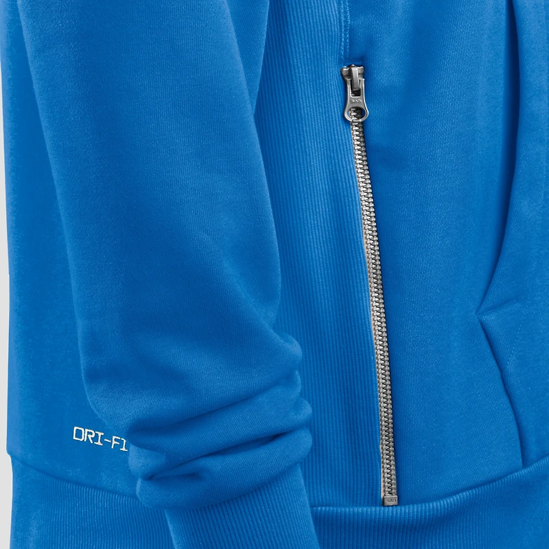 Sweat à capuche Nike Dri-FIT bleu Detroit Lions Alt Sideline Standard Issue pour homme