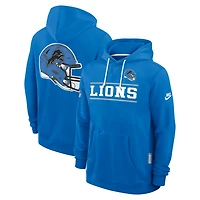 Sweat à capuche Nike Dri-FIT bleu Detroit Lions Alt Sideline Standard Issue pour homme