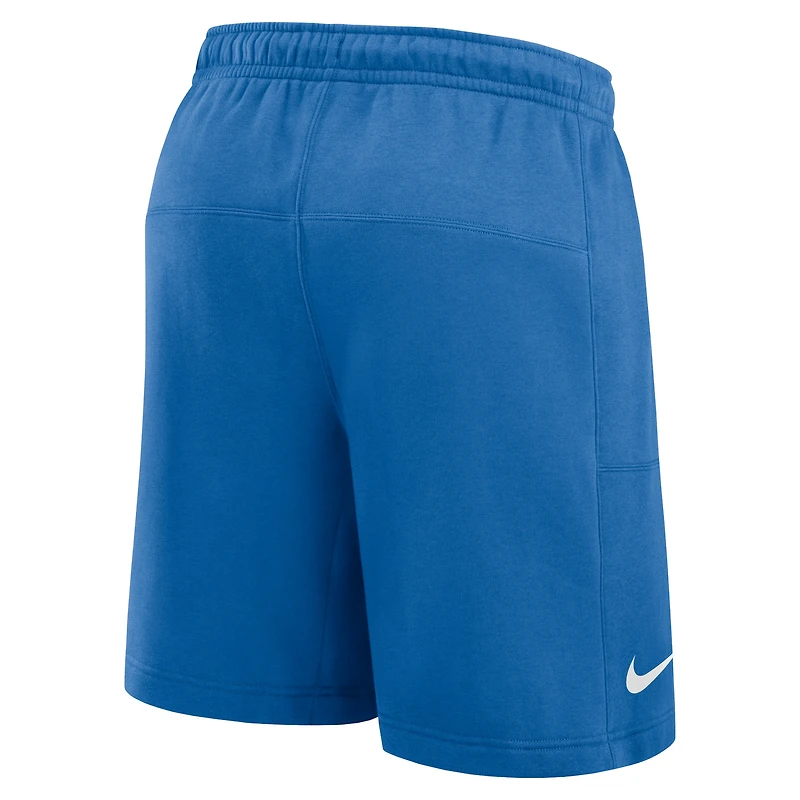 Short Nike bleu Detroit Lions Arched Kicker pour homme