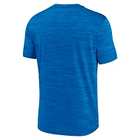 T-shirt Nike bleu Detroit Lions pour homme, taille grande et grande, Primetime Reverse Play Velocity Performance