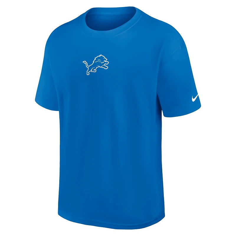 T-shirt Nike bleu Detroit Lions Dominate The Game Essential Max90 pour homme