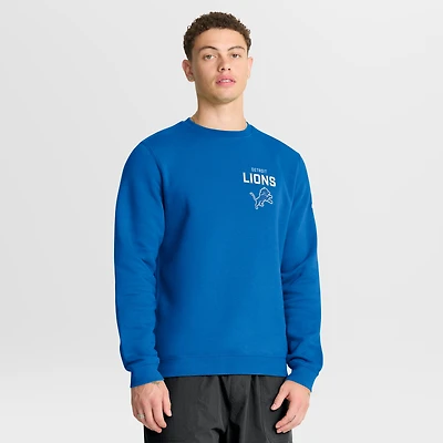 Men's Nike Blue Detroit Lions Primetime Club Fleece Pullover Sweatshirt